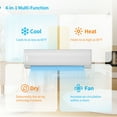 thumbnail image 5 of TABU 12000 BTU Mini Split Air Conditioner & Heater, 21 SEER2 AC Unit, WIFI Enabled, Remote Control, White, 5 of 7