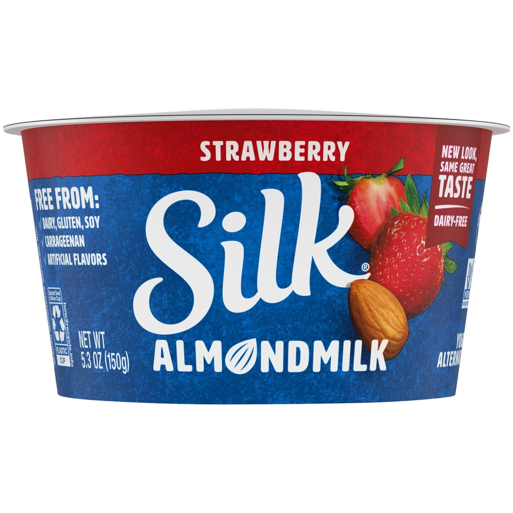 Silk Strawberry Almond Milk Yogurt Alternative, 5.3 Oz.