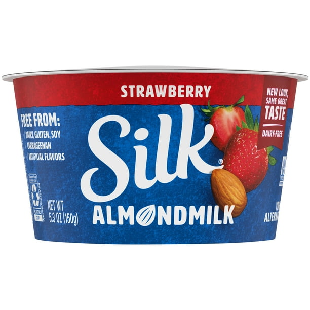Silk Strawberry Almond Milk Yogurt Alternative, 5.3 Oz.