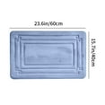 thumbnail image 3 of Yokan Bathroom Rugs, Thick & Absorbent Bath Mat for Bathroom, Soft Microfiber Non-Slip Floor Rug, Quick Drying Bathroom Decor for Sink, Tub & Shower, Bathroom Storage, Blue/Gray/Coffee/Gold, 3 of 6