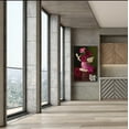 thumbnail image 5 of Epic Graffiti 'Petunias In Pink Vase' by Christopher Pierce, Canvas Wall Art, 40"x60", 5 of 8