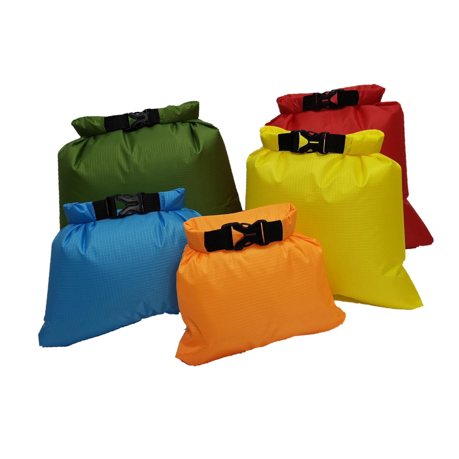 harayaa 5 Pieces Dry Bag Marine 1.5L 2.5L 3.5L 4.5L 6L Portable Multifunctional Multiple Style C