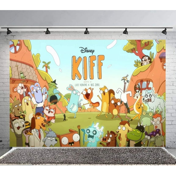 Kiff Backdrop Banner Party Supplies Poster Movie Theme Background for Photography Birthday Decorations