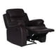 thumbnail image 4 of Sillon Reposet Reclinable Individual Tapizado de Tela cafe, 4 of 6