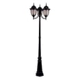 thumbnail image 1 of Acclaim 5069BK Suffolk Collection 3-Light Surface Mount Post Outdoor Fixture, Matte Black, 1 of 4