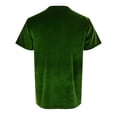 thumbnail image 3 of T Shirts for Men Velvet Novelty Short Sleeve Crew Neck Solid Tops Summer Stylish Casual Classic Fit Workout Basic Tees, 3 of 6