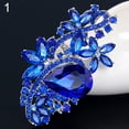 thumbnail image 5 of Soumake Waterdrop Flower Brooch Pin Rhinestone Crystal Brooches Bouquet Wedding Jewelry Fashion, 5 of 8