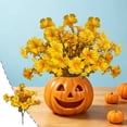 thumbnail image 5 of Rwvbm Silk and Plastic Artificial Fall Flowers Bouquet, Realistic Multicolor Faux Floral for Halloween Thanksgiving Decor, Vase Filler Ornament, 5 of 7