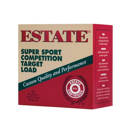 Estate Ammunition Estate 12ga #8 Target Load Full Case