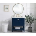 thumbnail image 6 of Elegant Kitchen and Bath 30 inch Single Bathroom Vanity in Blue, 6 of 8