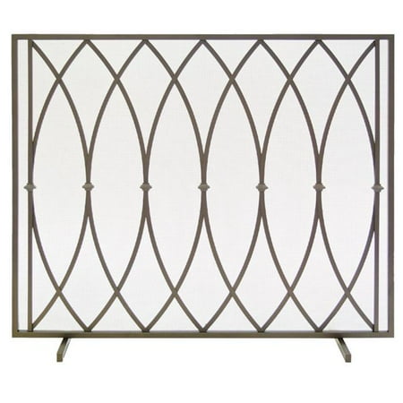 

Pilgrim 18322 Single Panel Addison Screen - Burnished Bronze