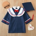 NGHnuifg Children's Girls Boys Graduation Photo Graduation Coat