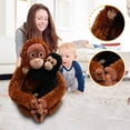 thumbnail image 4 of Punch Monkey Plush 19.7 Inch - Stuffed Monkey Plush & Monkey Stuffed Animal - Monkey Toy & Cute Plush Collectible for Adult Desk Decor, 4 of 6
