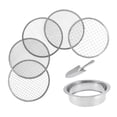 thumbnail image 1 of Dickly Soil Sifter Set Garden Sieve Interchangeable Stainless Steel Sifter for Seedling, 1 of 8