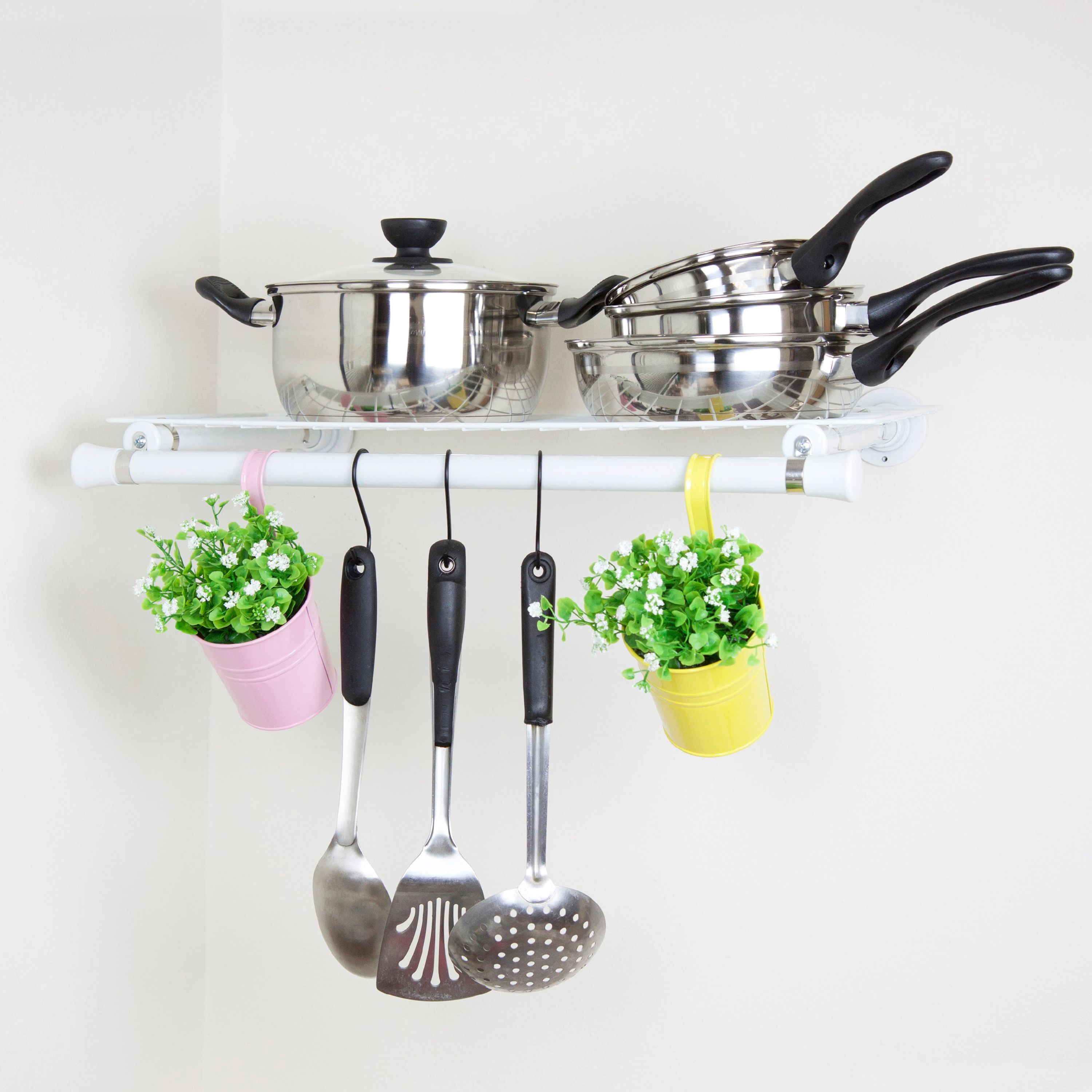 Central Design Products Single Shelf Organizer, White