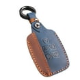thumbnail image 4 of Leather Car Key Fob Case Cover Holder For Jaguar XE XF XJ F-Pace F-Type Leather Keychain Fob Holder Keyring Bag, 4 of 7
