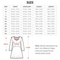 thumbnail image 7 of American Flag Blue Red White Long Sleeve Dresses For Women Vintage Elegant Party Dress Oversized V-neck Dress S-8XL, 7 of 7