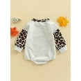 thumbnail image 3 of Infant Baby Girls Boys Romper Onesies Round Neck Long Sleeve Jumpsuits Autumn One Piece Clothes, 3 of 8