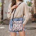 thumbnail image 5 of HELLHERO Dog Pattern PU Leather Crossbody Purse Purse Satchel, Adjustable Strap Spacious Satchel Bag Waterproof for Travel Use Daily Use, 5 of 7