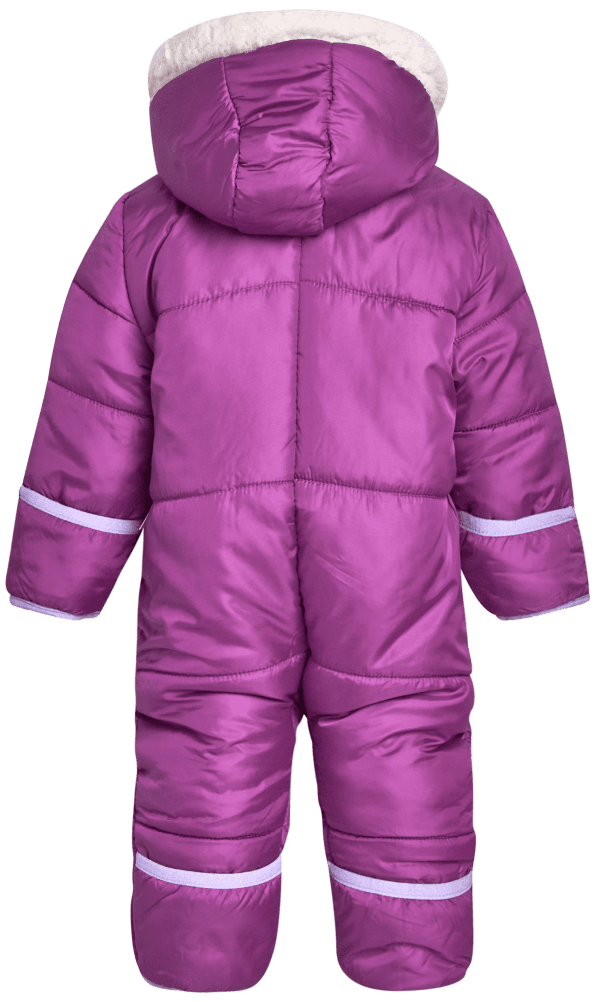 Pink Platinum One-Piece Puffer Winter, Snowsuit (Girl's)