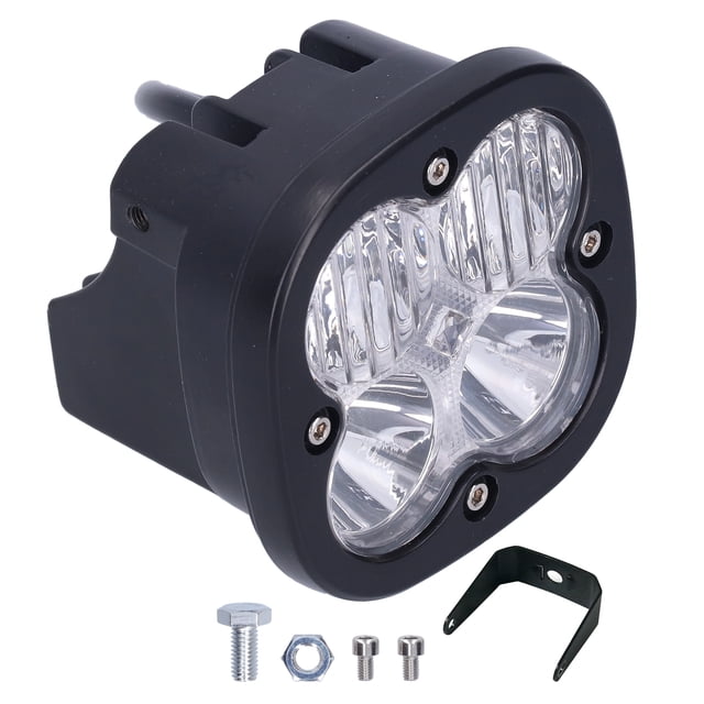 Luz de trabajo que cambia automáticamente de color 4LED 40W 6000K con soporte de montaje universal para vehículos de 12V 24V