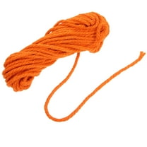Toyvian 1 Roll of Jute Twine Rope Natural Sisal in Orange for Gardening Projects