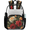 Multicolor 2, variant on Teddy Bear Clear Backpack for Stadium Events, Transparent Backpacks See Through Plastic Bag for Concerts & Work, Moon Cloud Star