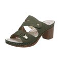 thumbnail image 2 of Zapatillas de tacón grueso de tacón alto de nuevo estilo, zapatillas de mujer con plataforma de boca de pescado Wmkox8yii hj789, 2 of 9