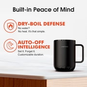 Vsitoo S3 Plus 14oz Self-Heating Coffee Mug, Smart Temperature Control Mug with Rechargeable Base, Black