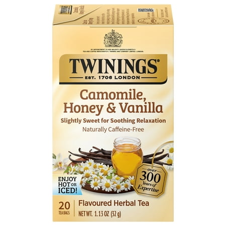 UPC 070177231286 product image for Twinings Camomile  Honey & Vanilla Herbal Tea Bags  Caffeine Free  20 Count Box | upcitemdb.com