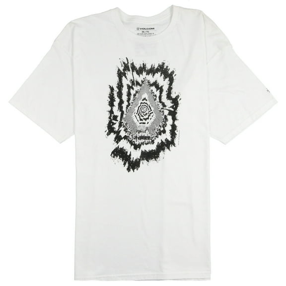 Volcom Men's The Projectionist T-Shirt Small White Black