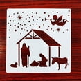 thumbnail image 5 of XISAOK 12PCS Reusable Christmas Style Drawing Stencil Set for Christmas Party Decors, 5 of 8