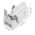 thumbnail image 7 of MLINS Compressor Device Refrigerator 3-Pin Compressor Starter Relay Refrigerator Overload Relay Refrigerator Repair Part Freezer Compressor Relay, 7 of 7