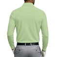 thumbnail image 5 of LWavelet Long Sleeve Polo Shirts for Men Big and Tall Collared Tennis Golf Shirt Casual Lightweight Moisture Wicking Athletic Shirts Tees, 5 of 7