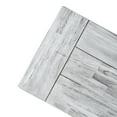 thumbnail image 4 of Marseille Acacia Wood Outdoor Benches, Set of 2, Sandblasted Light Gray and Black, 4 of 6