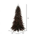 thumbnail image 2 of Vickerman 10' Black Fir Artificial Christmas Tree, Orange  Dura-lit LED Lights, 2 of 2