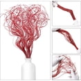 thumbnail image 3 of Glitter Curly Ting Ting Branches Vase Filler Christmas Sparkle Branches Artificial Sticks Twigs for Xmas Tree Wedding Holiday DIY Crafts Home Decoration 26 inch 30 Stems Red, 3 of 7