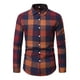 thumbnail image 1 of Camisa Cuadros Hombre Casual Slim Fit Manga Larga Moda, 1 of 8