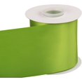 thumbnail image 2 of GFDYREE 4" Inch Double Faced Satin Ribbon Kiwi Solid Polyester Craft Ribbon - 25 Yards Perfect for Gift Wrapping, Crafts, Wreath, Wedding Party Ceremony Decoration, Floral Arrangement, Sewin, 2 of 7