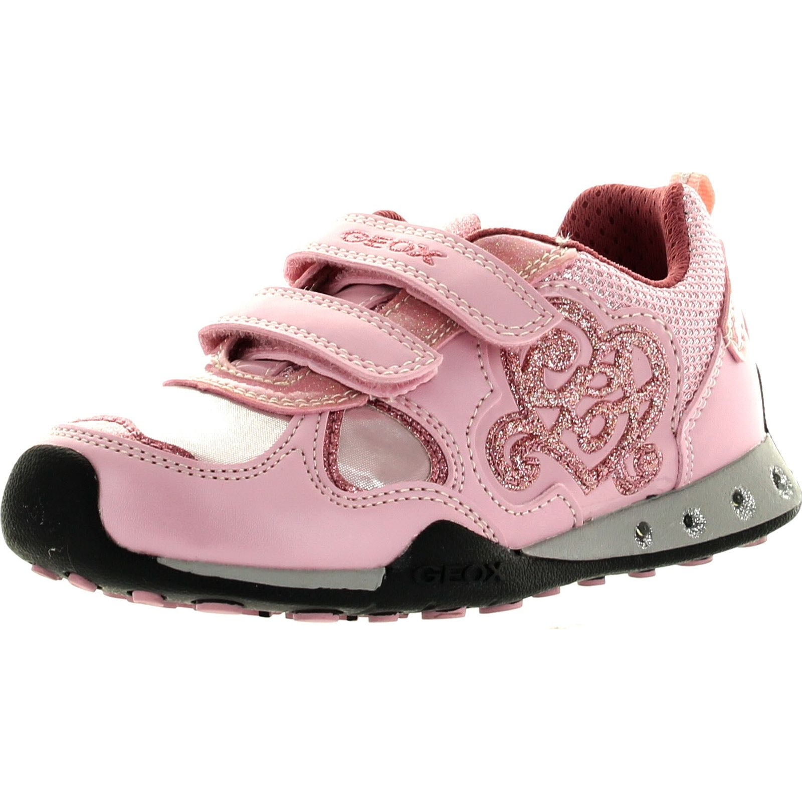 Aanwezigheid Chaise longue Verwaarlozing Geox JR New Jocker Girls Lighted Fashion Sneaker, Pink, 34 - Walmart.com
