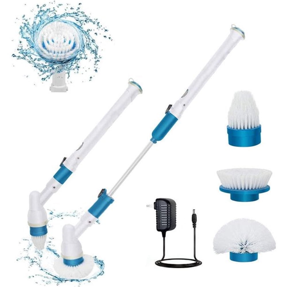 Mingtawn Electric Spin Scrubber with Long Handle and Cordless, Shower