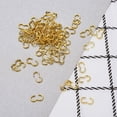 thumbnail image 5 of 100pc Iron Quick Link Connectors Chain Findings Number 3 Shaped Clasps Golden 7.5~8x4x1~2mm, 5 of 8