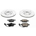 thumbnail image 3 of PowerStop Front Z23 Evolution Sport Carbon-Fiber Ceramic Brake Pad and Drilled & Slotted Rotor Kit Fits: AUDI VOLKSWAGEN Select Models K914, 3 of 10