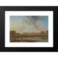 thumbnail image 2 of Alexandre-Jean Noël 18x13 Black Modern Framed Museum Art Print Titled - A View of Place Louis Xv, 2 of 5