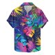 thumbnail image 1 of Camisas de Manga Larga para Hombres Moda Casual Floral Estampado Hawaiano Solapa Botón Superior, Ligero para Primavera Verano, 1 of 8