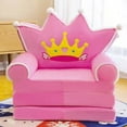thumbnail image 5 of LEKDFST Kids Foldable Sofa Bed, 2 in 1 Princess Chair for Toddlers, Cartoon Shape, Fold Out Couch for Bedroom, Sofa Bed for Girls, Toddler Recliners Baby Sofa Lounger for Kids(Without Liner Filler), 5 of 5