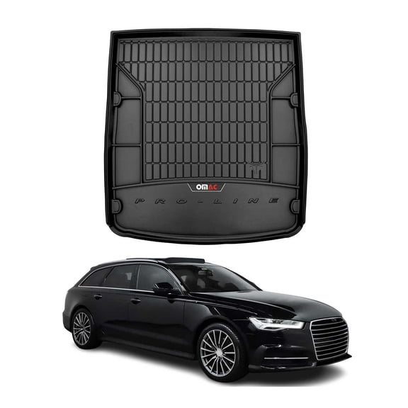 OMAC Premium Cargo Mats Liner for Audi A6 Allroad 2013-16 All-Weather Heavy Duty