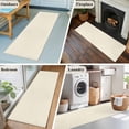 thumbnail image 6 of Cream Large Area Rugs for Bedroom Living Room, Soft Non Slip Carpet Bedside Rug, Modern Pure Beige Rectangular Floor Cover Kitchen Accent Rug 2'x6' for Dining Room/Office, 6 of 9