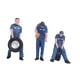 thumbnail image 5 of Conjunto de 3 figuras de diorama en miniatura a escala 1/64 que representan a mecánicos de automóviles (accesorios decorativos pintados para fotografí, 5 of 9