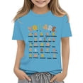thumbnail image 3 of EnJoCho First Day of School Shirt Kids Back-to-School T-Shirts Boys Girls Cute Letter Summer Tops Toddler Crewneck Short Sleeve Shirt Preschool Tshirt Girls Oversized Class Shirt, 3 of 7